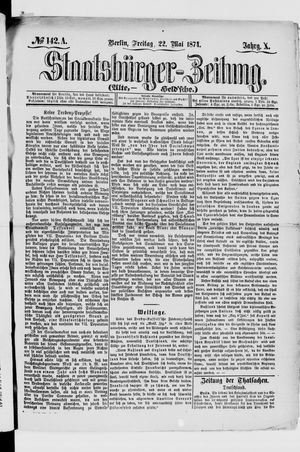Staatsbürger-Zeitung vom 22.05.1874