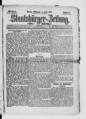 Staatsbürger-Zeitung vom 03.06.1874