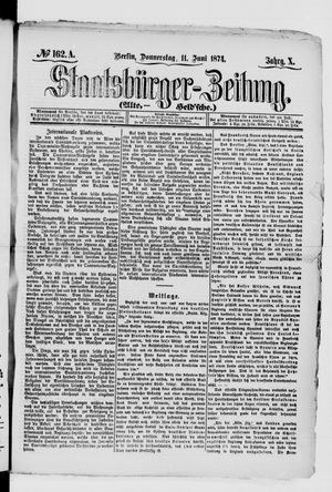 Staatsbürger-Zeitung vom 11.06.1874