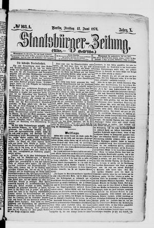 Staatsbürger-Zeitung vom 12.06.1874