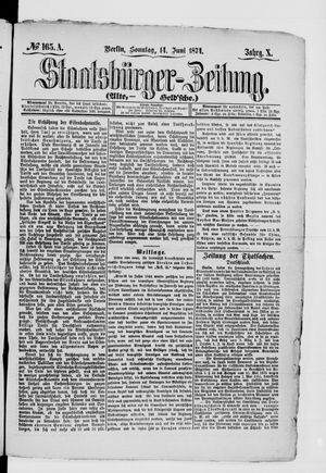 Staatsbürger-Zeitung vom 14.06.1874