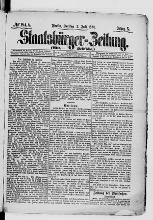 Staatsbürger-Zeitung vom 03.07.1874