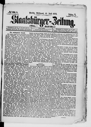Staatsbürger-Zeitung vom 15.07.1874