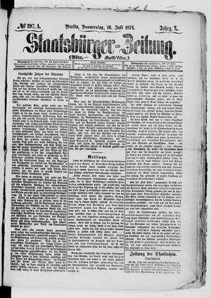 Staatsbürger-Zeitung vom 16.07.1874