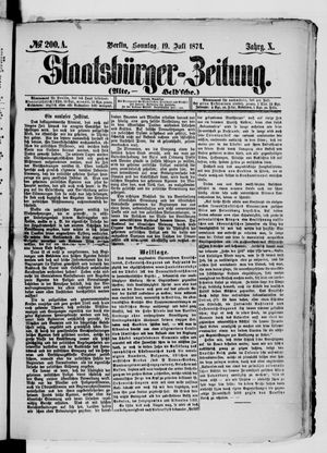 Staatsbürger-Zeitung vom 19.07.1874