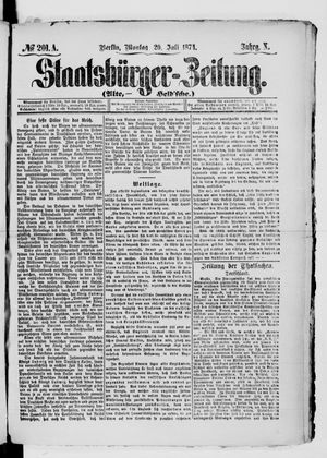 Staatsbürger-Zeitung vom 20.07.1874