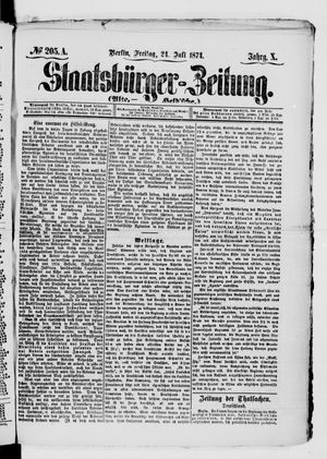 Staatsbürger-Zeitung vom 24.07.1874