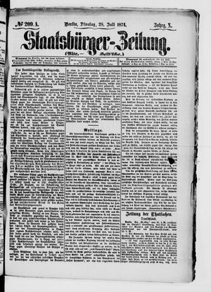 Staatsbürger-Zeitung vom 28.07.1874