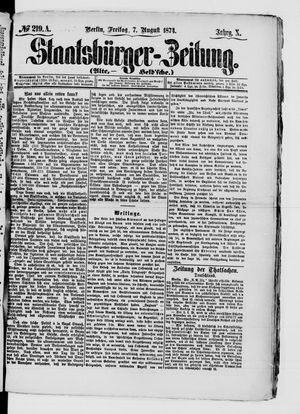 Staatsbürger-Zeitung vom 07.08.1874