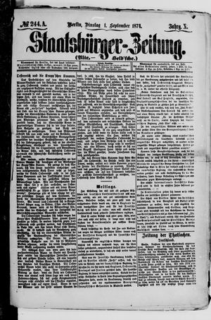 Staatsbürger-Zeitung vom 01.09.1874
