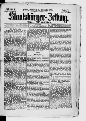 Staatsbürger-Zeitung vom 02.09.1874