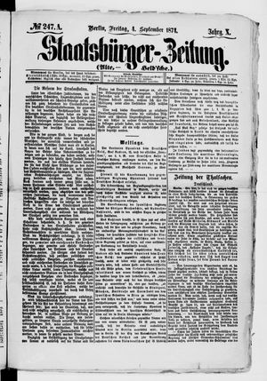 Staatsbürger-Zeitung vom 04.09.1874