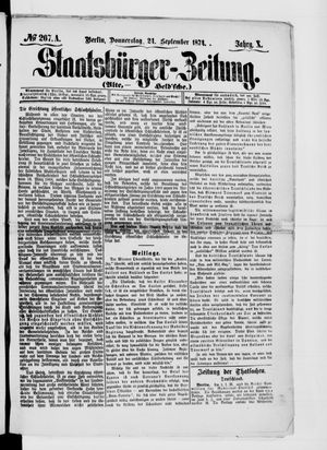 Staatsbürger-Zeitung vom 24.09.1874