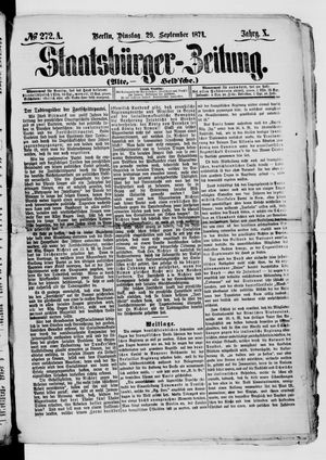 Staatsbürger-Zeitung vom 29.09.1874