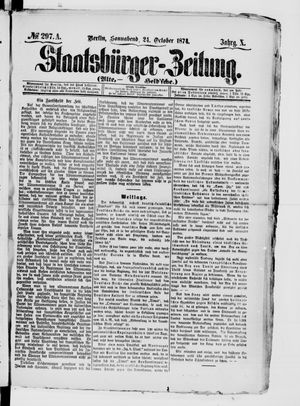 Staatsbürger-Zeitung vom 24.10.1874