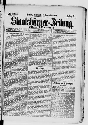 Staatsbürger-Zeitung vom 02.12.1874