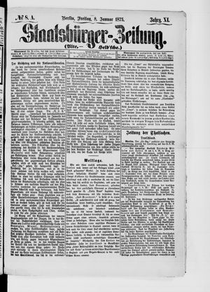 Staatsbürger-Zeitung on Jan 8, 1875