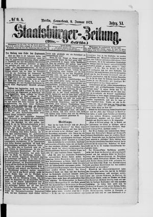 Staatsbürger-Zeitung on Jan 9, 1875
