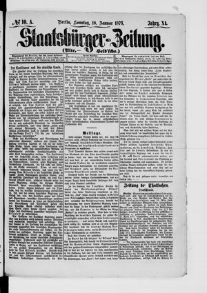 Staatsbürger-Zeitung vom 10.01.1875