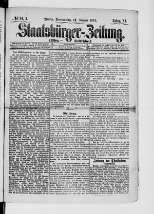Staatsbürger-Zeitung vom 14.01.1875