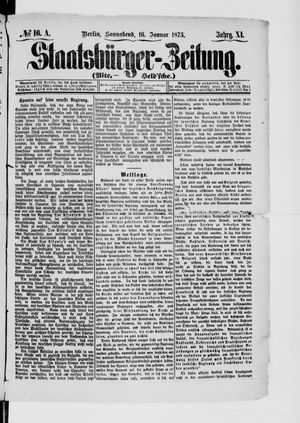 Staatsbürger-Zeitung vom 16.01.1875