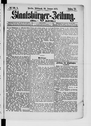 Staatsbürger-Zeitung vom 20.01.1875