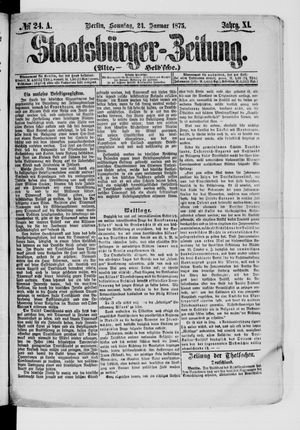 Staatsbürger-Zeitung vom 24.01.1875
