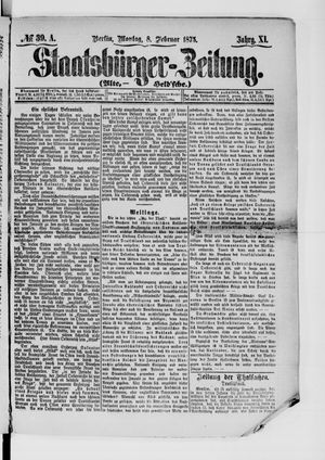 Staatsbürger-Zeitung on Feb 8, 1875