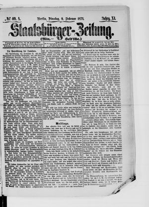 Staatsbürger-Zeitung on Feb 9, 1875