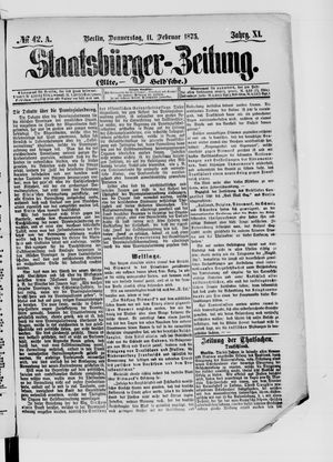 Staatsbürger-Zeitung on Feb 11, 1875