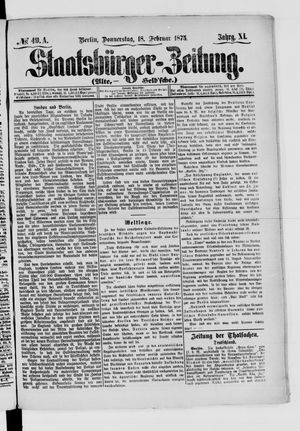 Staatsbürger-Zeitung vom 18.02.1875