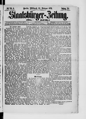 Staatsbürger-Zeitung on Feb 24, 1875