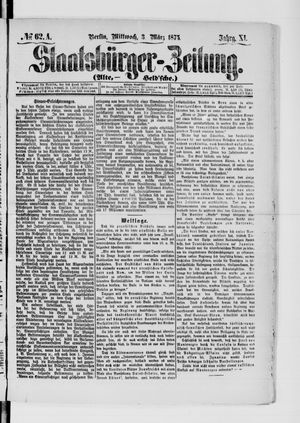 Staatsbürger-Zeitung on Mar 3, 1875