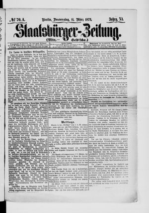 Staatsbürger-Zeitung vom 11.03.1875