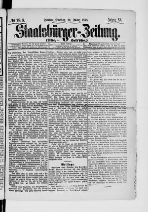 Staatsbürger-Zeitung on Mar 19, 1875