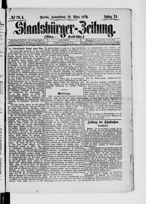 Staatsbürger-Zeitung on Mar 20, 1875
