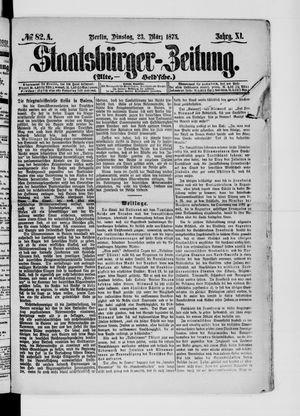 Staatsbürger-Zeitung on Mar 23, 1875