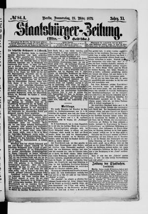 Staatsbürger-Zeitung vom 25.03.1875
