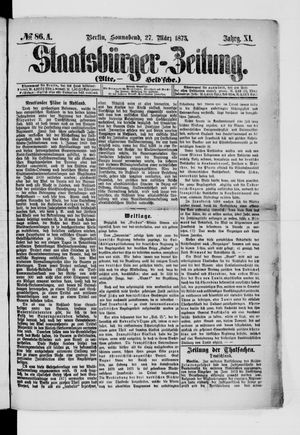 Staatsbürger-Zeitung vom 27.03.1875