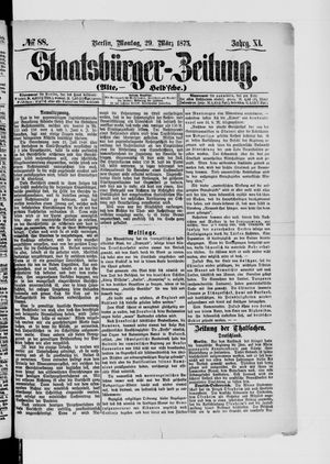 Staatsbürger-Zeitung vom 29.03.1875