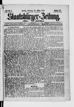 Staatsbürger-Zeitung on Mar 30, 1875