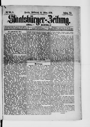 Staatsbürger-Zeitung vom 31.03.1875