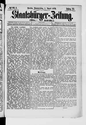 Staatsbürger-Zeitung on Apr 8, 1875