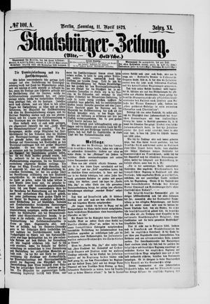 Staatsbürger-Zeitung on Apr 11, 1875