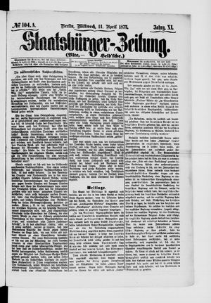 Staatsbürger-Zeitung on Apr 14, 1875