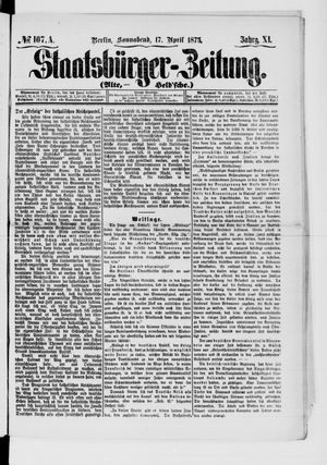 Staatsbürger-Zeitung on Apr 17, 1875
