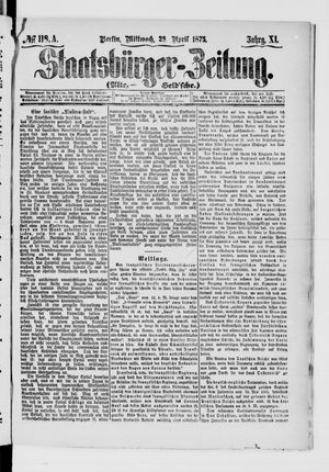 Staatsbürger-Zeitung vom 28.04.1875