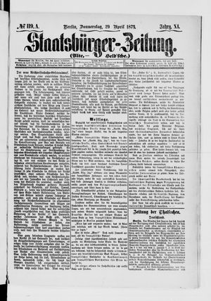 Staatsbürger-Zeitung vom 29.04.1875