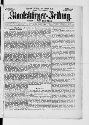 Staatsbürger-Zeitung on Apr 30, 1875