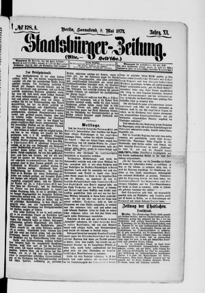 Staatsbürger-Zeitung vom 08.05.1875